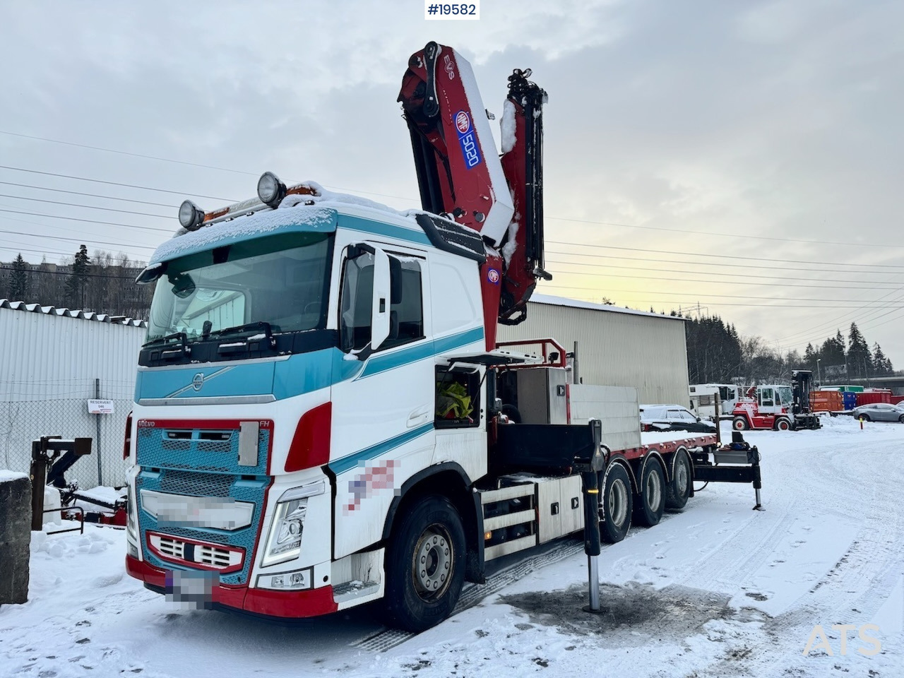 Volvo 2019 Volvo FH540 8x4 Tridem Kranbil m/ 50 t/m HMF kran m/ Jibb. Lite km og krantimer! - Kraanaga veoauto: pilt 1 Volvo 2019 Volvo FH540 8x4 Tridem Kranbil m/ 50 t/m HMF kran m/ Jibb. Lite km og krantimer! - Kraanaga veoauto: pilt 1