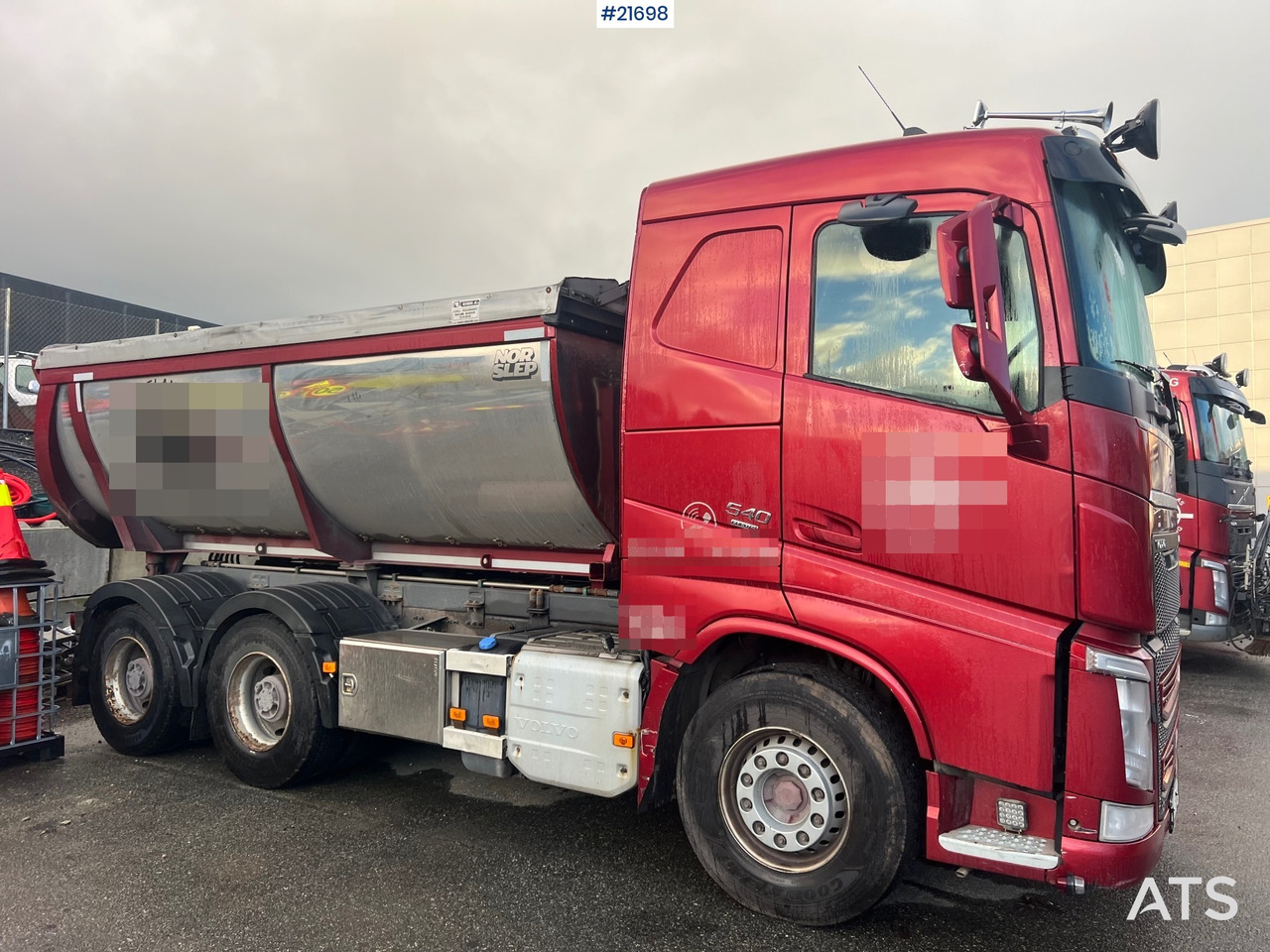 Volvo FH540 6x4 tippbil m/ asfaltkasse og tippkasse - Kallurauto: pilt 5 Volvo FH540 6x4 tippbil m/ asfaltkasse og tippkasse - Kallurauto: pilt 5