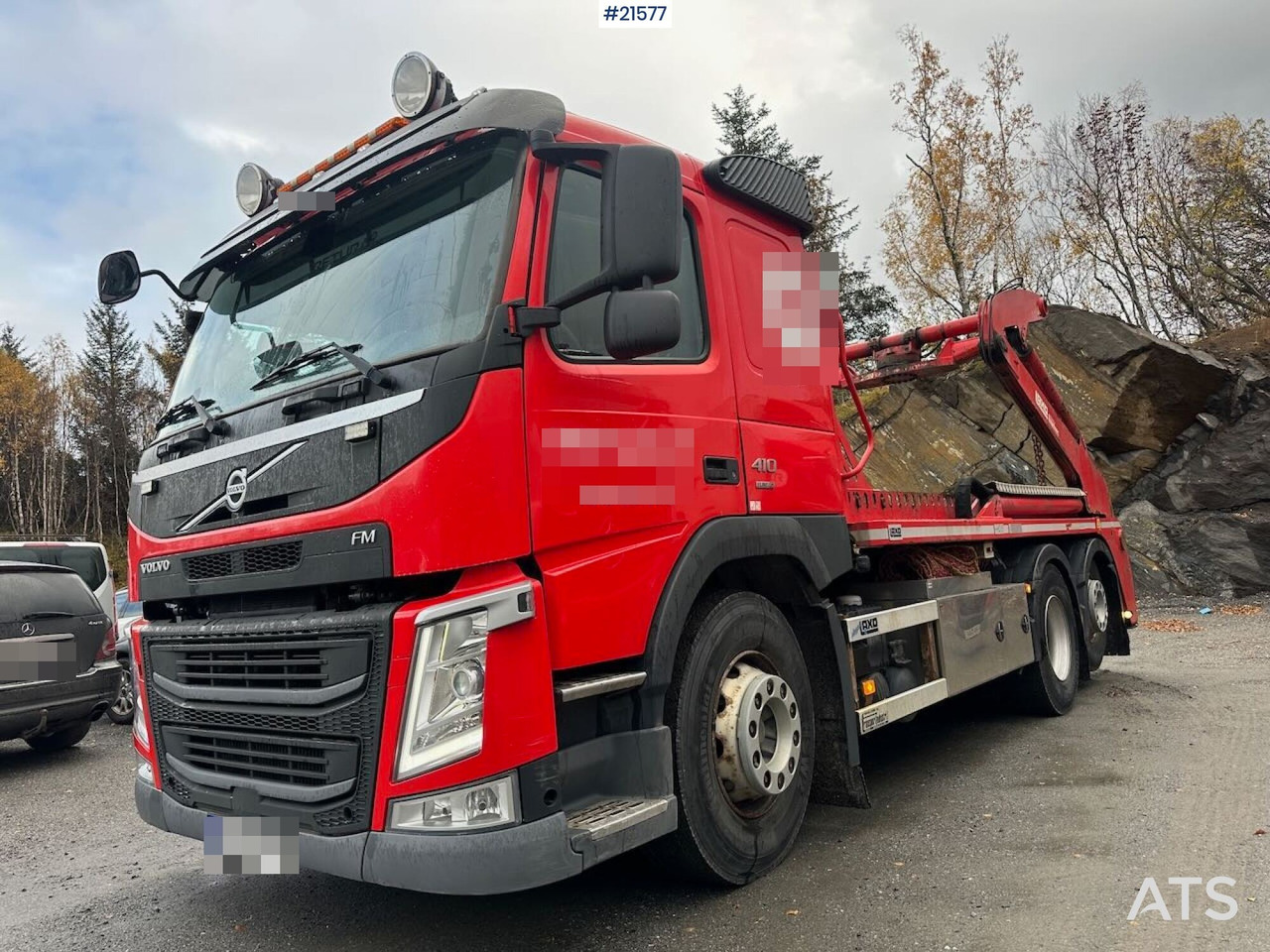 Volvo FM 410 liftdumper 6x2 m/ Laxo påbygg, utskyt og rotator. - Nöörtõstukiga veoauto: pilt 2 Volvo FM 410 liftdumper 6x2 m/ Laxo påbygg, utskyt og rotator. - Nöörtõstukiga veoauto: pilt 2