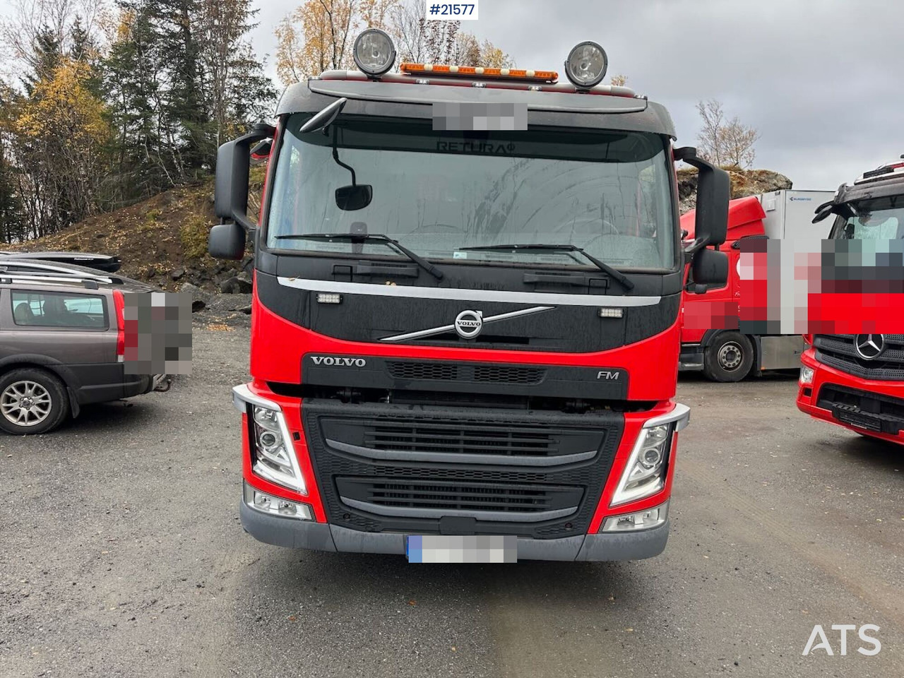 Volvo FM 410 liftdumper 6x2 m/ Laxo påbygg, utskyt og rotator. - Nöörtõstukiga veoauto: pilt 4 Volvo FM 410 liftdumper 6x2 m/ Laxo påbygg, utskyt og rotator. - Nöörtõstukiga veoauto: pilt 4