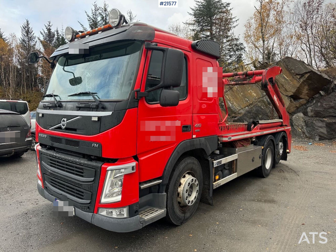 Volvo FM 410 liftdumper 6x2 m/ Laxo påbygg, utskyt og rotator. - Nöörtõstukiga veoauto: pilt 3 Volvo FM 410 liftdumper 6x2 m/ Laxo påbygg, utskyt og rotator. - Nöörtõstukiga veoauto: pilt 3