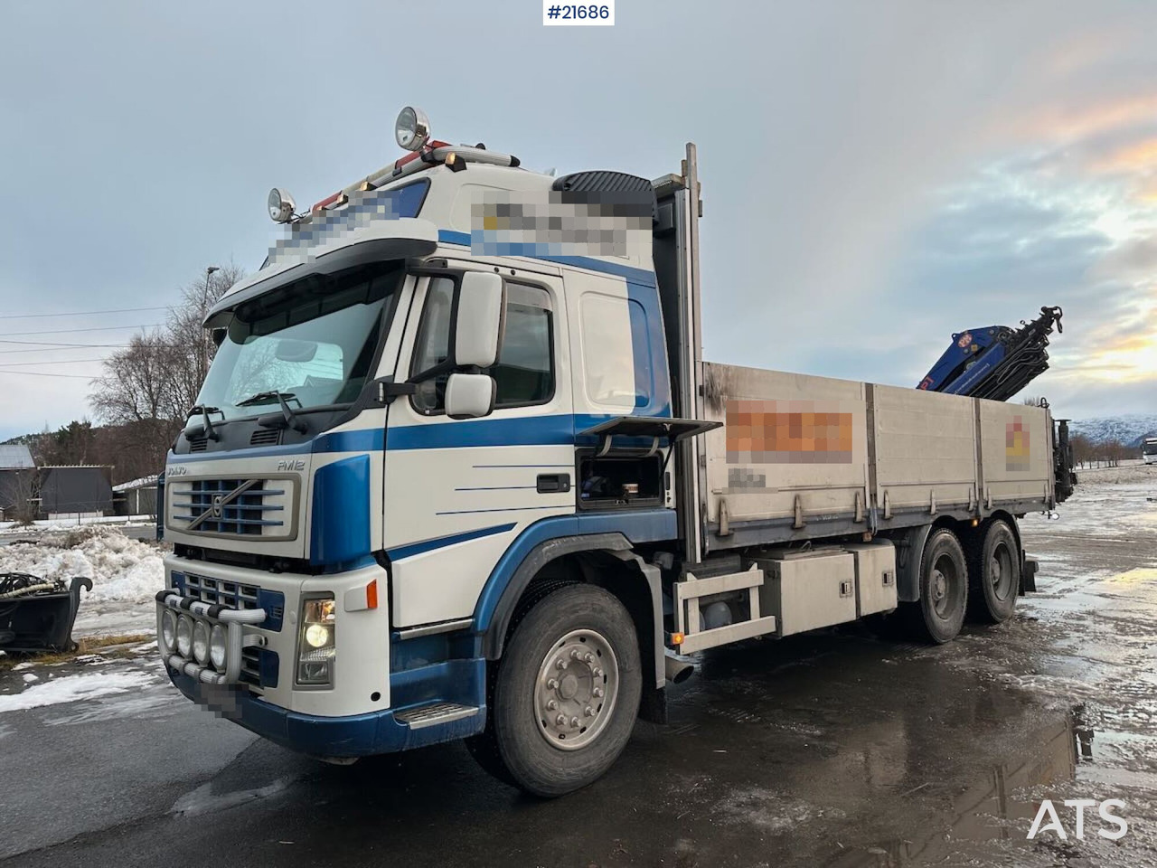 Volvo FM12 Globetrotter 6x4 kranbil m/ bak montert 18 t/m kran og vinsj. SE VIDEO - Kraanaga veoauto: pilt 2 Volvo FM12 Globetrotter 6x4 kranbil m/ bak montert 18 t/m kran og vinsj. SE VIDEO - Kraanaga veoauto: pilt 2