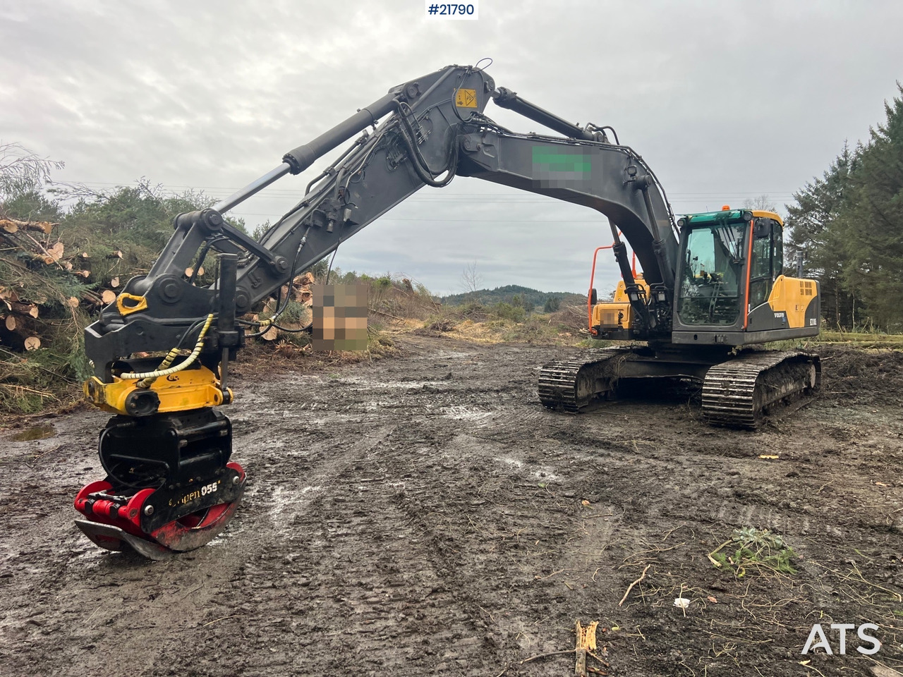 Volvo ec210cl gravemaskin m/ rototilt, pusseskuffe og tannskuffe - Ekskavaator: pilt 2 Volvo ec210cl gravemaskin m/ rototilt, pusseskuffe og tannskuffe - Ekskavaator: pilt 2