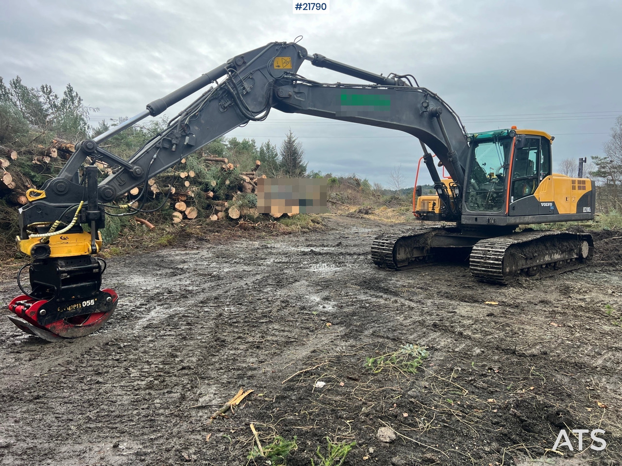Volvo ec210cl gravemaskin m/ rototilt, pusseskuffe og tannskuffe - Ekskavaator: pilt 1 Volvo ec210cl gravemaskin m/ rototilt, pusseskuffe og tannskuffe - Ekskavaator: pilt 1