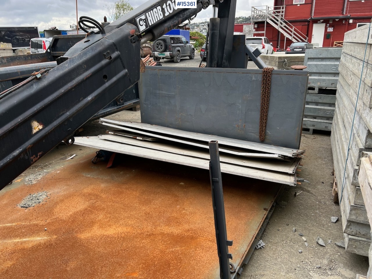 Krokløftkasse m/ HIAB kran - Multilift konteiner: pilt 4 Krokløftkasse m/ HIAB kran - Multilift konteiner: pilt 4