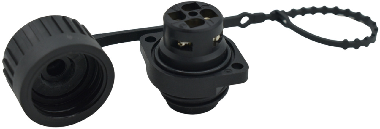 4 pins male connector with closing cap Scanreco G1 - Elektrisüsteem - Kraana-manipulaator: pilt 3 4 pins male connector with closing cap Scanreco G1 - Elektrisüsteem - Kraana-manipulaator: pilt 3