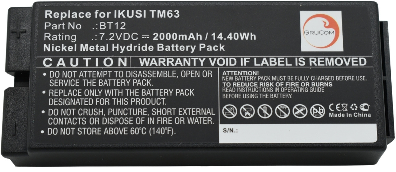 Compatible battery Ikusi BT12 - Aku - Kraana-manipulaator: pilt 4 Compatible battery Ikusi BT12 - Aku - Kraana-manipulaator: pilt 4