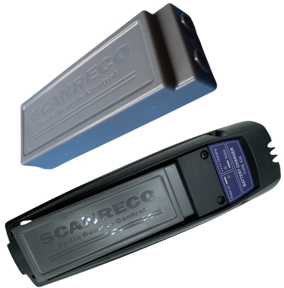 ORIGINAL SCANRECO PACK: 2 BATTERIES + 1 CHARGER OCB - Elektrisüsteem - Kraana-manipulaator: pilt 1 ORIGINAL SCANRECO PACK: 2 BATTERIES + 1 CHARGER OCB - Elektrisüsteem - Kraana-manipulaator: pilt 1