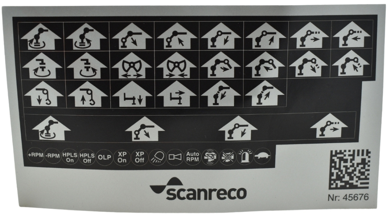 PEGATINA MANDOS SCANRECO PSCAN-RM6 - Elektrisüsteem - Kraana-manipulaator: pilt 1 PEGATINA MANDOS SCANRECO PSCAN-RM6 - Elektrisüsteem - Kraana-manipulaator: pilt 1