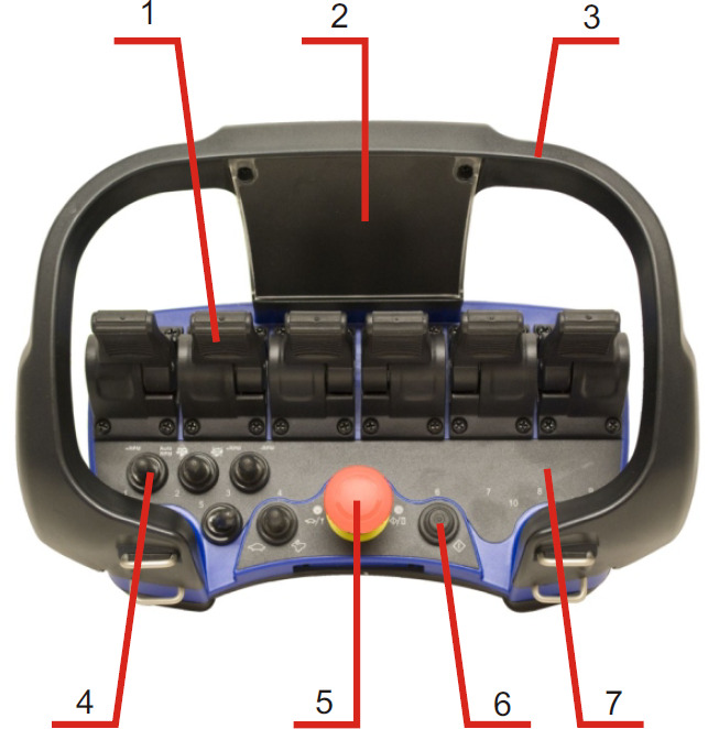 Switch with rubber protection Scanreco RC400 - Elektrisüsteem - Kraana-manipulaator: pilt 2 Switch with rubber protection Scanreco RC400 - Elektrisüsteem - Kraana-manipulaator: pilt 2