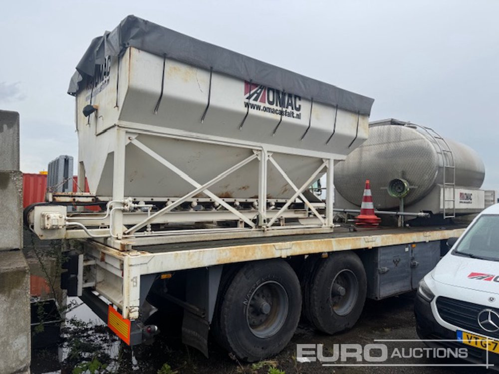1988 JUMBO TV280C Tri-axle Split Spreader Trailer, Watertank, Hatz 1D41C engine, Conveyorbelt (Dutch Export Docs. Available) - Isotermiline järelhaagis: pilt 3 1988 JUMBO TV280C Tri-axle Split Spreader Trailer, Watertank, Hatz 1D41C engine, Conveyorbelt (Dutch Export Docs. Available) - Isotermiline järelhaagis: pilt 3