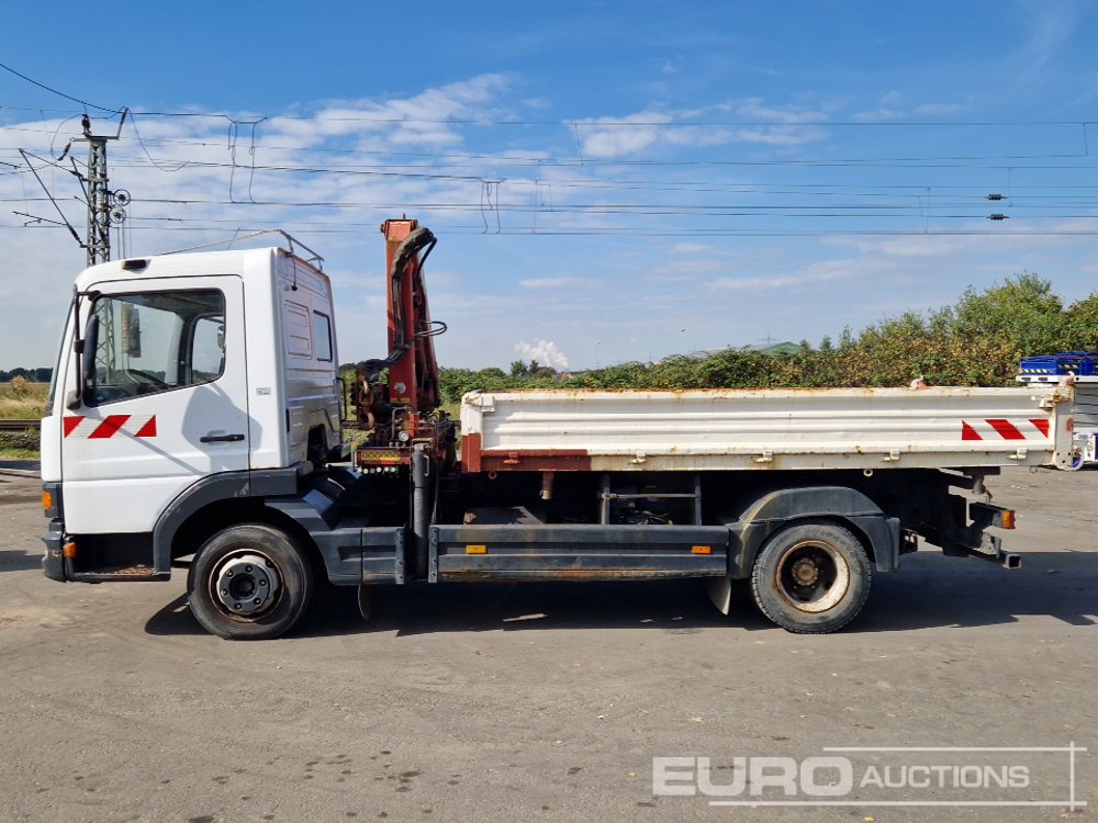 1999 Mercedes Atego - Madelveok/ Platvormveok, Kraanaga veoauto: pilt 2 1999 Mercedes Atego - Madelveok/ Platvormveok, Kraanaga veoauto: pilt 2