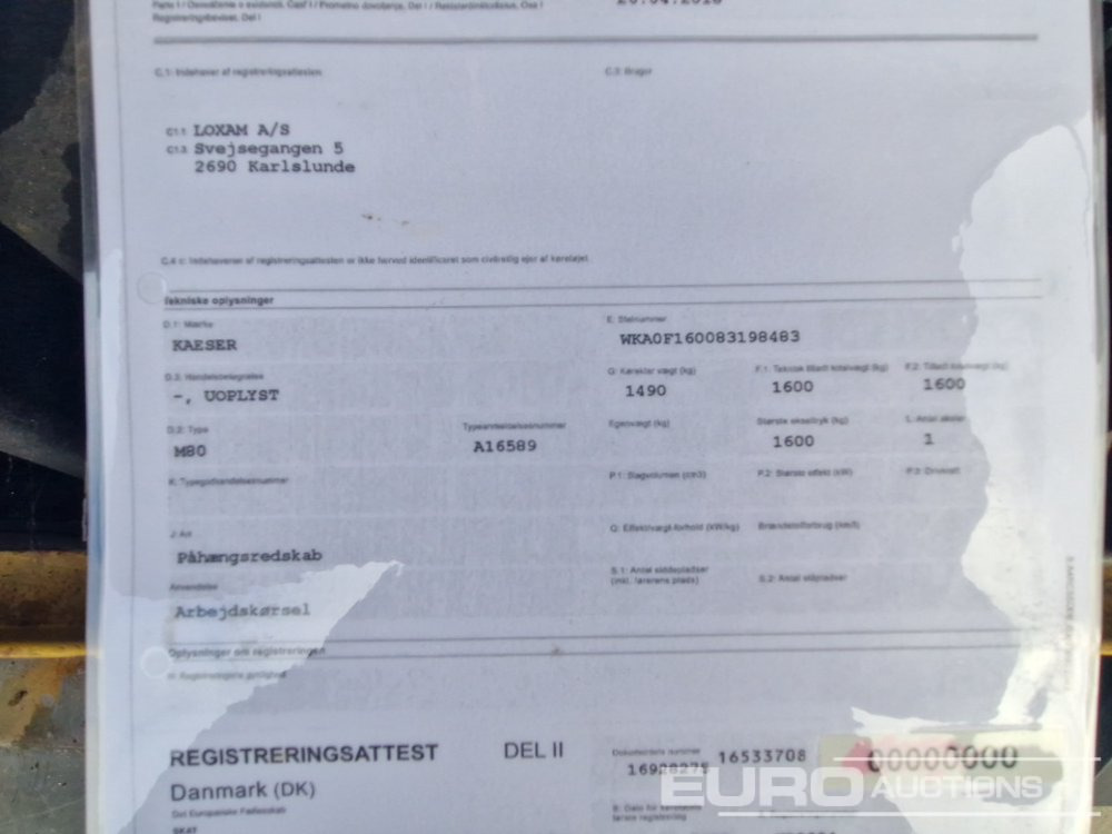 Õhukompressor 2008 Kaeser M80 265CFM: pilt 18