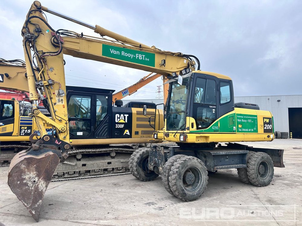 2009 Komatsu PW200-7H - Ratastel ekskavaator: pilt 1 2009 Komatsu PW200-7H - Ratastel ekskavaator: pilt 1