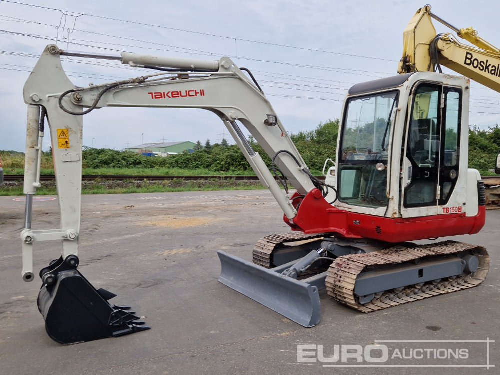 2010 Takeuchi TB150C - Miniekskavaator: pilt 1 2010 Takeuchi TB150C - Miniekskavaator: pilt 1