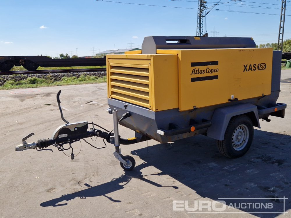 2012 Atlas Copco XAS186 375CFM - Õhukompressor: pilt 1 2012 Atlas Copco XAS186 375CFM - Õhukompressor: pilt 1
