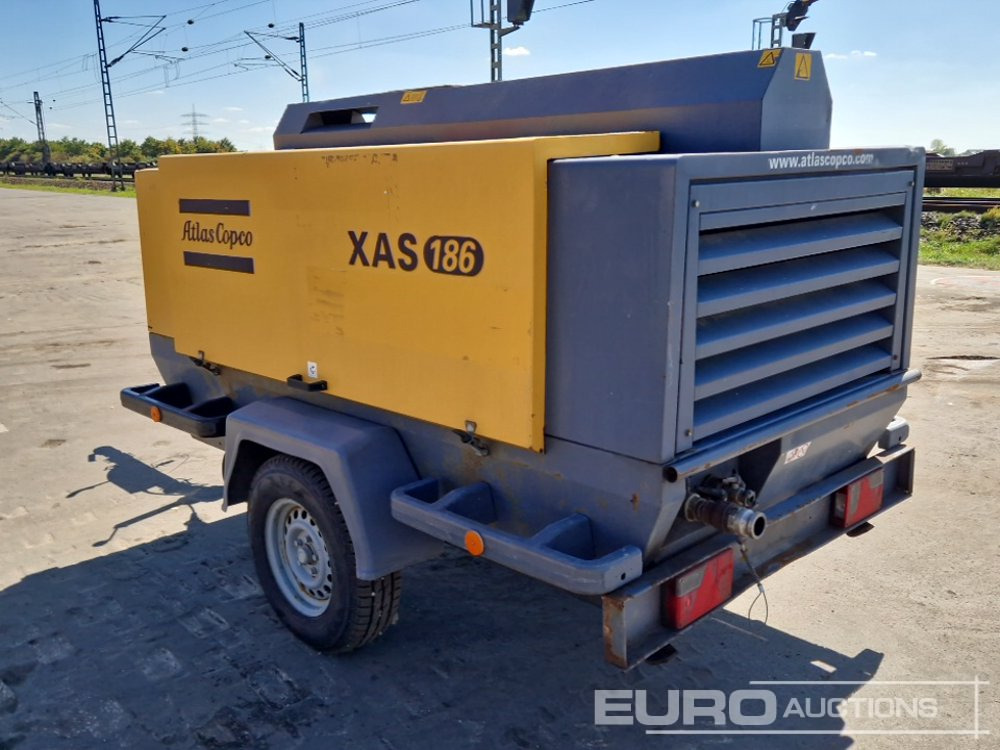 2012 Atlas Copco XAS186 375CFM - Õhukompressor: pilt 3 2012 Atlas Copco XAS186 375CFM - Õhukompressor: pilt 3