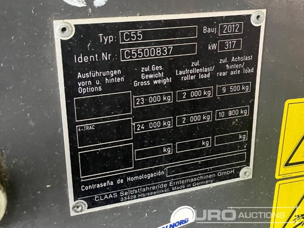 2012 Claas LEXION 750TT - Kombain: pilt 4 2012 Claas LEXION 750TT - Kombain: pilt 4
