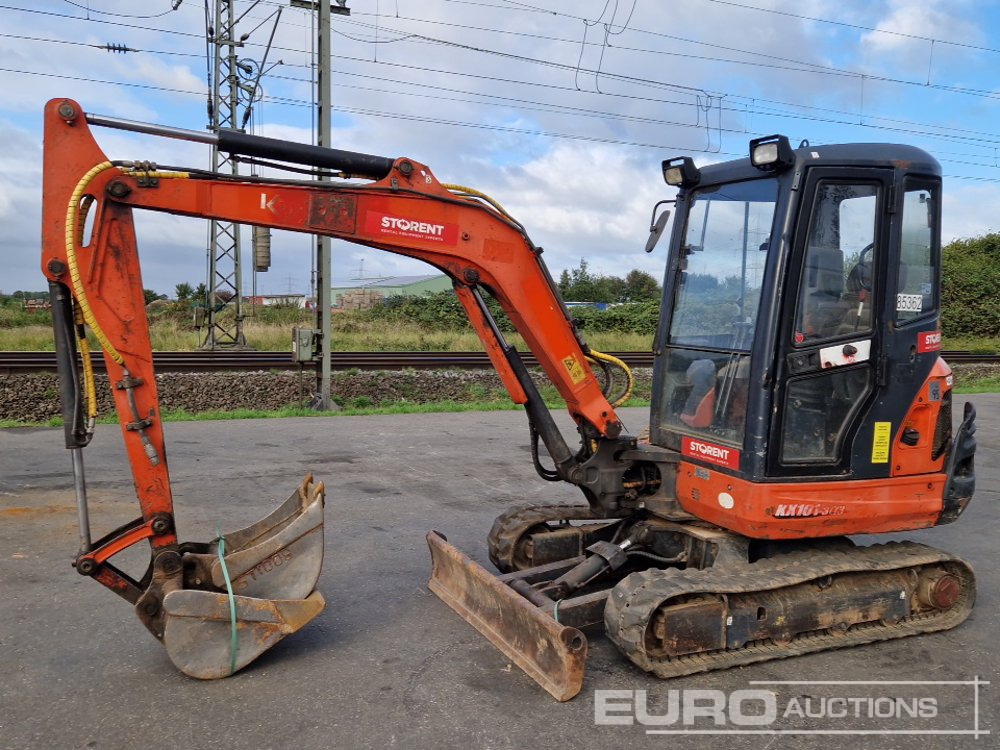 2012 Kubota KX101-3A3 - Miniekskavaator: pilt 1 2012 Kubota KX101-3A3 - Miniekskavaator: pilt 1
