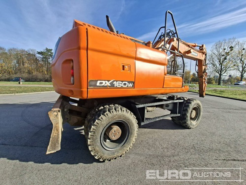2013 Doosan DX160W-3 - Ratastel ekskavaator: pilt 4 2013 Doosan DX160W-3 - Ratastel ekskavaator: pilt 4