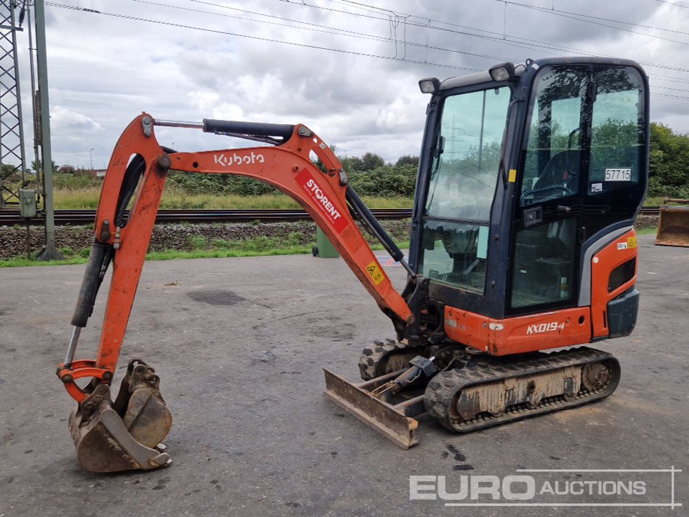 2013 Kubota KX019-4 - Miniekskavaator: pilt 1 2013 Kubota KX019-4 - Miniekskavaator: pilt 1