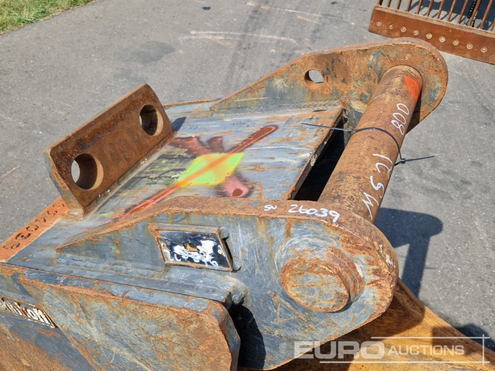 Kopp 2014 32" Digging Bucket, MS21 to suit 18-23 Ton Excavator: pilt 7