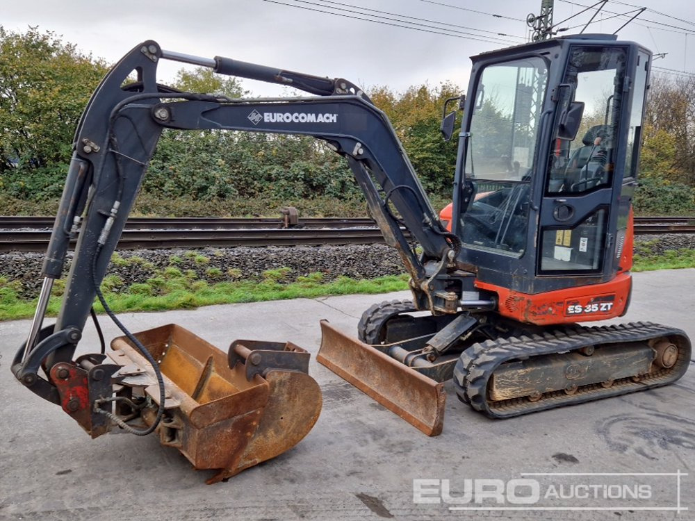 2014 Eurocomach ES35ZT - Miniekskavaator: pilt 1 2014 Eurocomach ES35ZT - Miniekskavaator: pilt 1