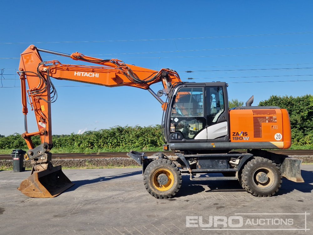 2015 Hitachi ZX190W-5 - Ratastel ekskavaator: pilt 2 2015 Hitachi ZX190W-5 - Ratastel ekskavaator: pilt 2