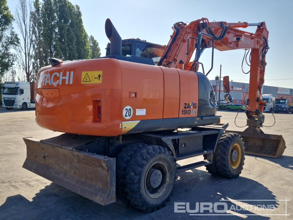 2015 Hitachi ZX190W-5 - Ratastel ekskavaator: pilt 5 2015 Hitachi ZX190W-5 - Ratastel ekskavaator: pilt 5