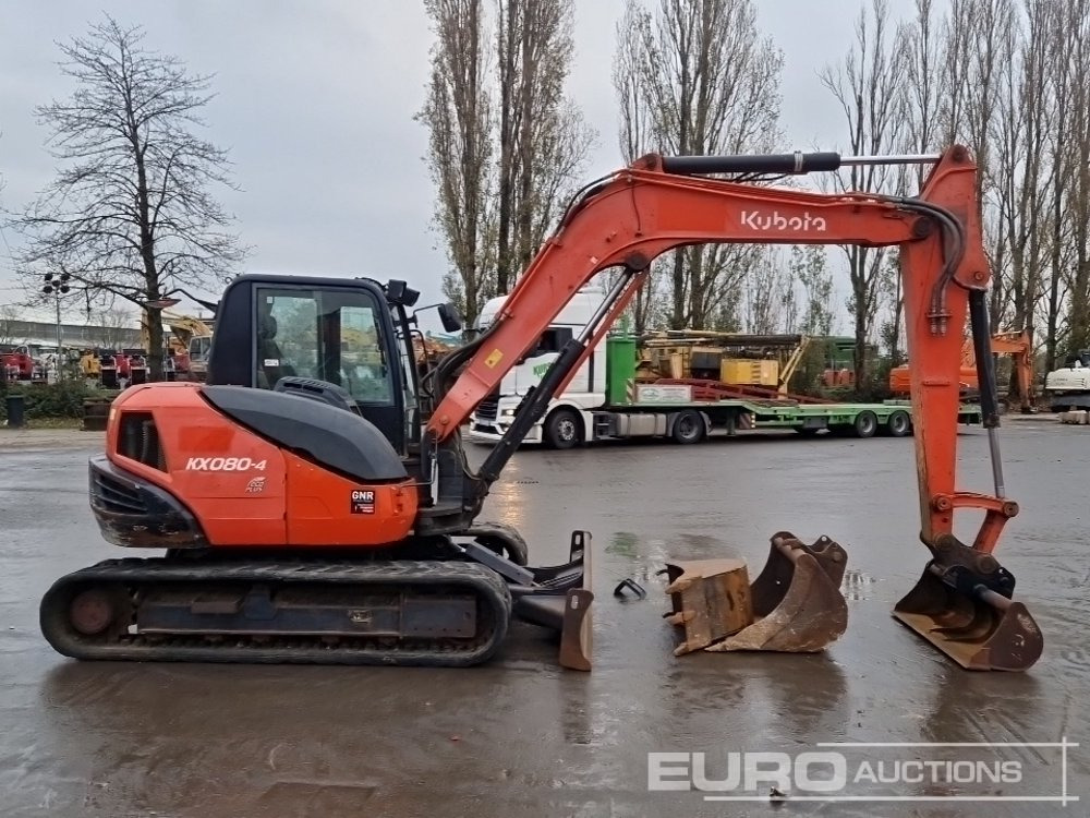 2015 Kubota KX080-4 - Miniekskavaator: pilt 5 2015 Kubota KX080-4 - Miniekskavaator: pilt 5