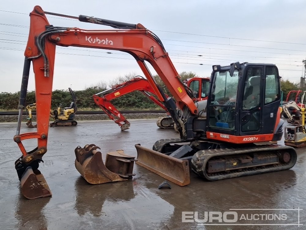 2015 Kubota KX080-4 - Miniekskavaator: pilt 1 2015 Kubota KX080-4 - Miniekskavaator: pilt 1