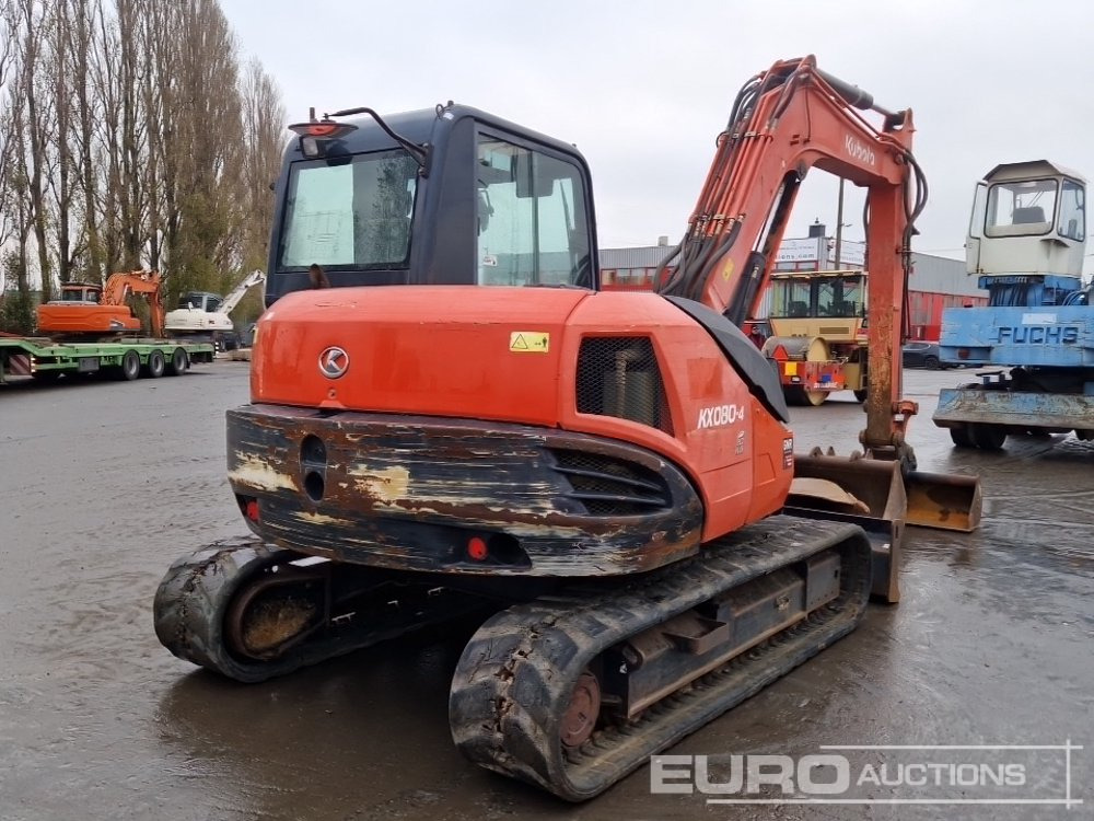 2015 Kubota KX080-4 - Miniekskavaator: pilt 4 2015 Kubota KX080-4 - Miniekskavaator: pilt 4