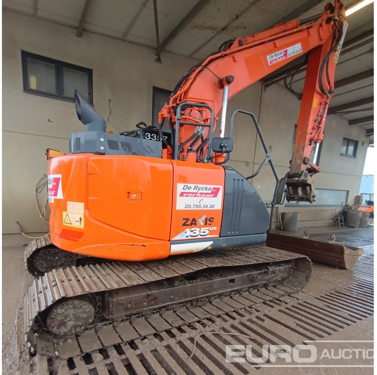 2017 Hitachi ZX135US-6 - Lintekskavaator: pilt 1 2017 Hitachi ZX135US-6 - Lintekskavaator: pilt 1