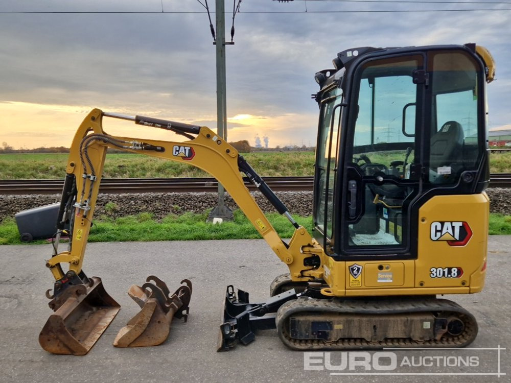 2022 CAT 301.8 - Miniekskavaator: pilt 2 2022 CAT 301.8 - Miniekskavaator: pilt 2