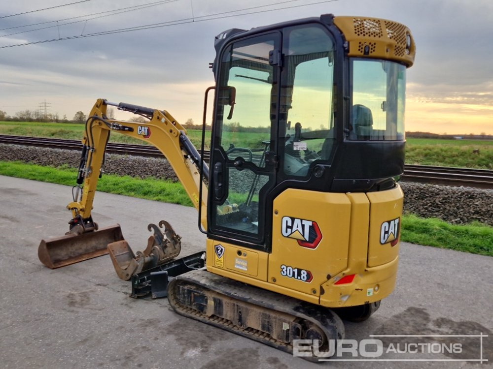 2022 CAT 301.8 - Miniekskavaator: pilt 3 2022 CAT 301.8 - Miniekskavaator: pilt 3