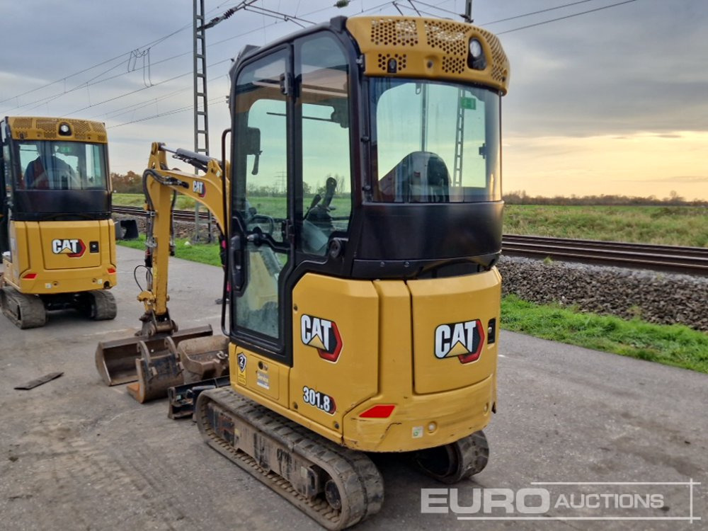 2022 CAT 301.8 - Miniekskavaator: pilt 3 2022 CAT 301.8 - Miniekskavaator: pilt 3