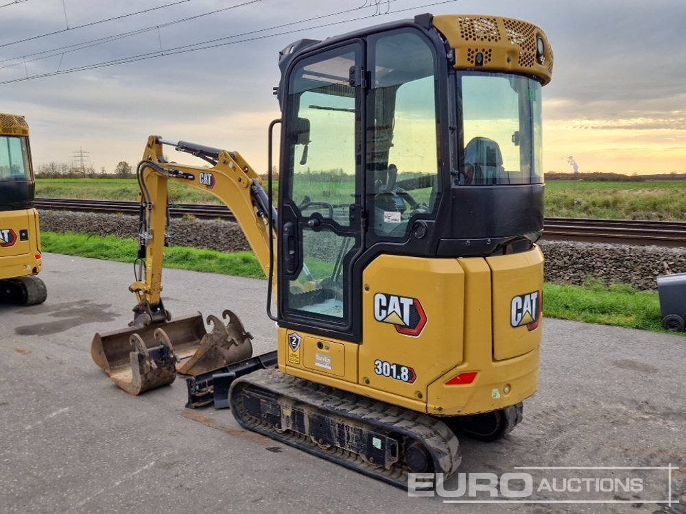 2022 CAT 301.8 - Miniekskavaator: pilt 3 2022 CAT 301.8 - Miniekskavaator: pilt 3
