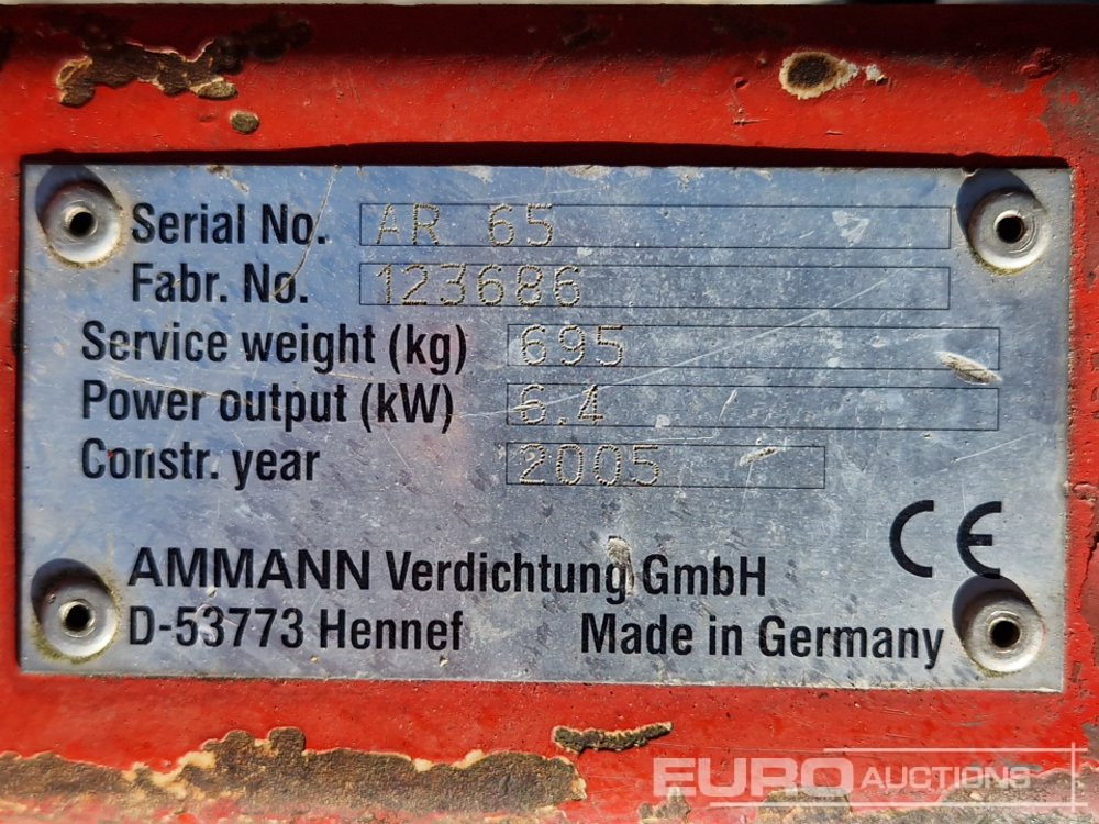 Asfaldimasin Ammann AR 65: pilt 10