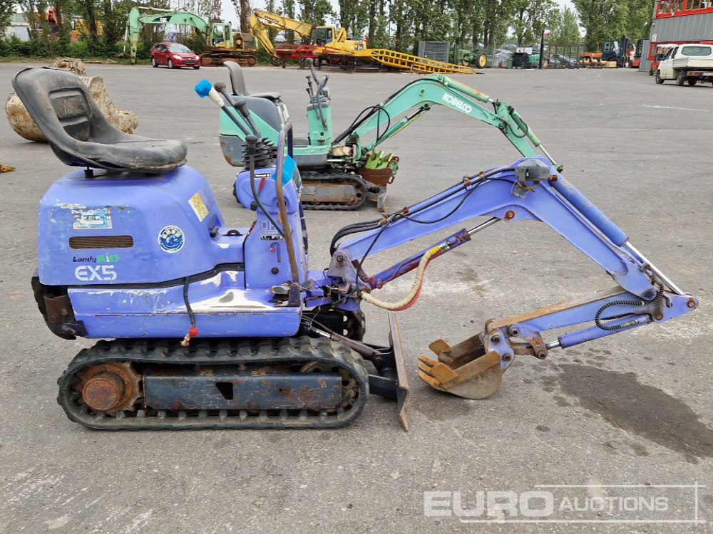 Hitachi EX5 - Miniekskavaator: pilt 5 Hitachi EX5 - Miniekskavaator: pilt 5