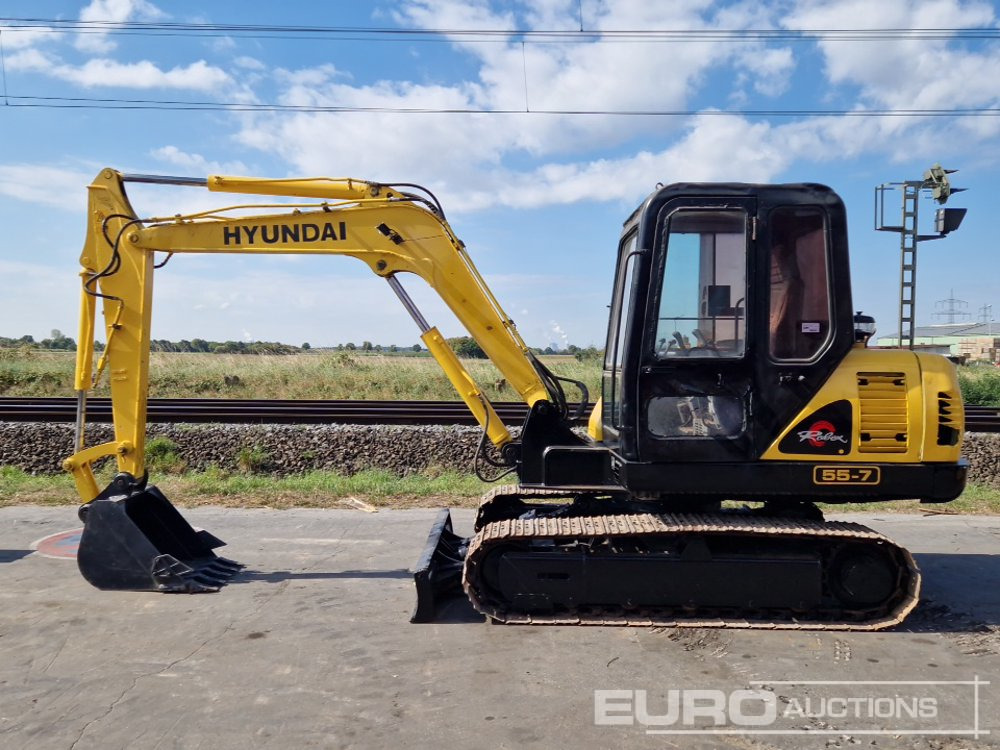 Hyundai R55-7 - Miniekskavaator: pilt 2 Hyundai R55-7 - Miniekskavaator: pilt 2