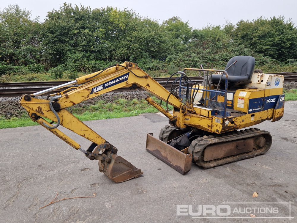 Komatsu PC05-6 - Miniekskavaator: pilt 1 Komatsu PC05-6 - Miniekskavaator: pilt 1