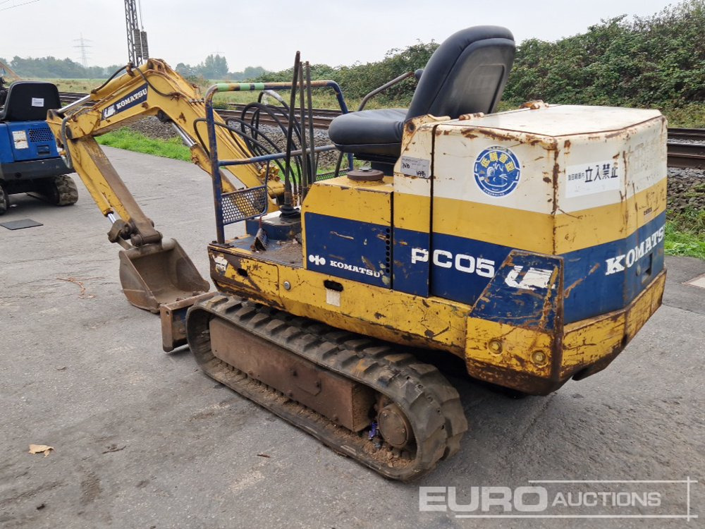 Komatsu PC05-6 - Miniekskavaator: pilt 3 Komatsu PC05-6 - Miniekskavaator: pilt 3