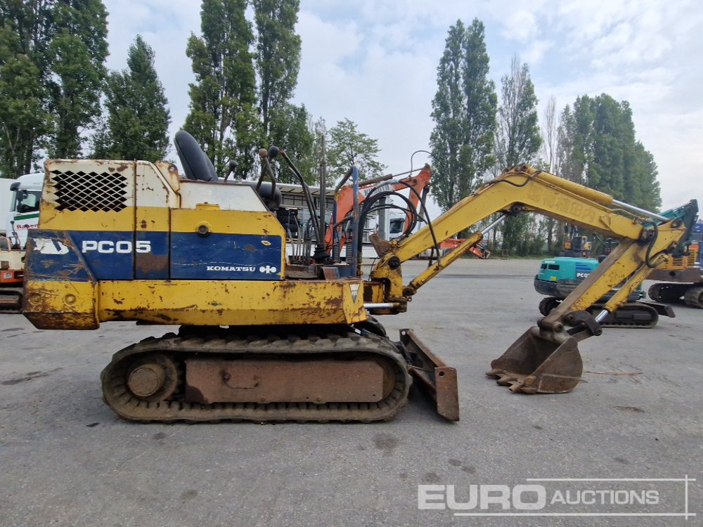 Komatsu PC05-6 - Miniekskavaator: pilt 5 Komatsu PC05-6 - Miniekskavaator: pilt 5