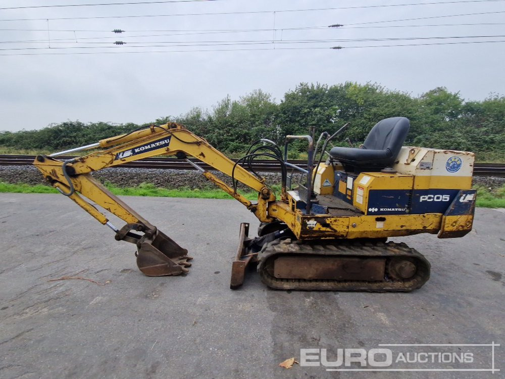 Komatsu PC05-6 - Miniekskavaator: pilt 2 Komatsu PC05-6 - Miniekskavaator: pilt 2