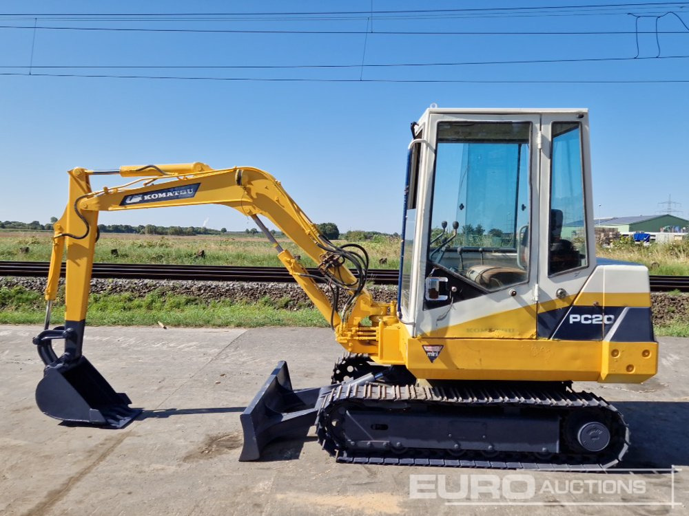 Komatsu PC20-6 - Miniekskavaator: pilt 2 Komatsu PC20-6 - Miniekskavaator: pilt 2