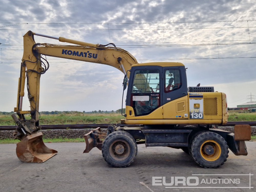 Komatsu PW130-7K - Ratastel ekskavaator: pilt 2 Komatsu PW130-7K - Ratastel ekskavaator: pilt 2
