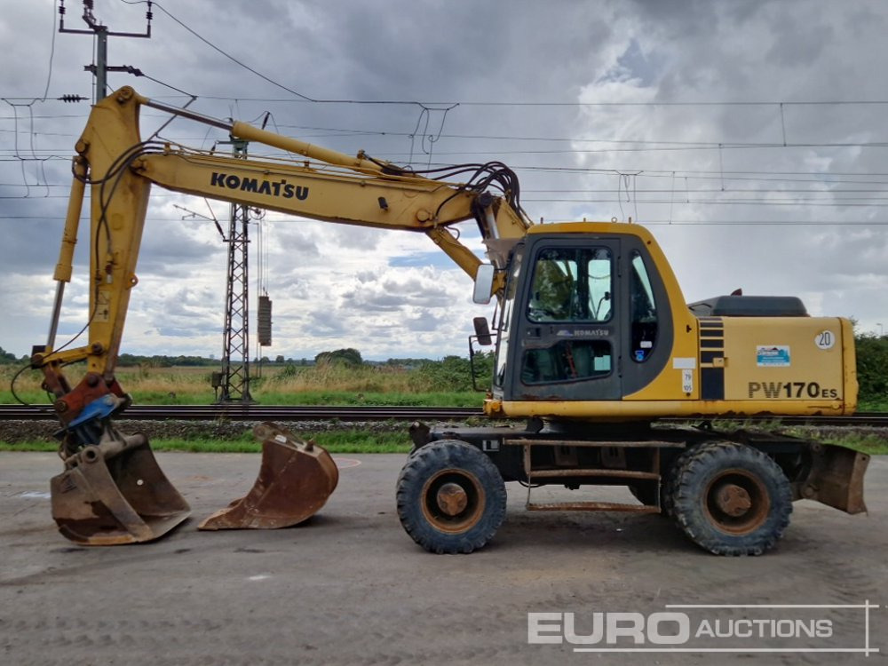 Komatsu PW170ES-6K - Ratastel ekskavaator: pilt 2 Komatsu PW170ES-6K - Ratastel ekskavaator: pilt 2