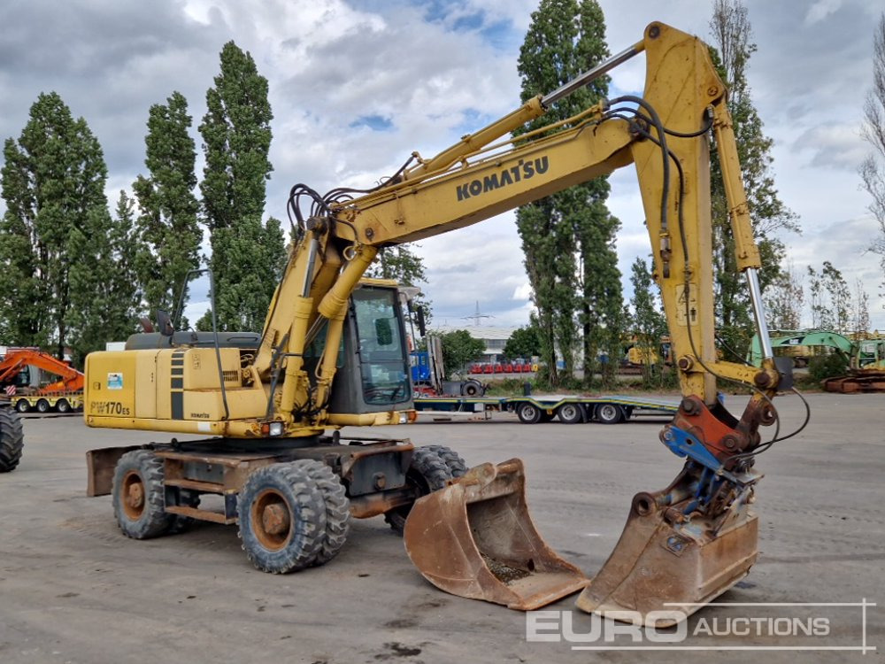 Ratastel ekskavaator Komatsu PW170ES-6K: pilt 7