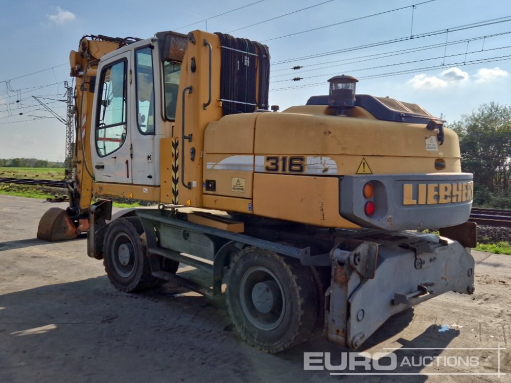 Liebherr A316 LITRONIC - Ratastel ekskavaator: pilt 3 Liebherr A316 LITRONIC - Ratastel ekskavaator: pilt 3