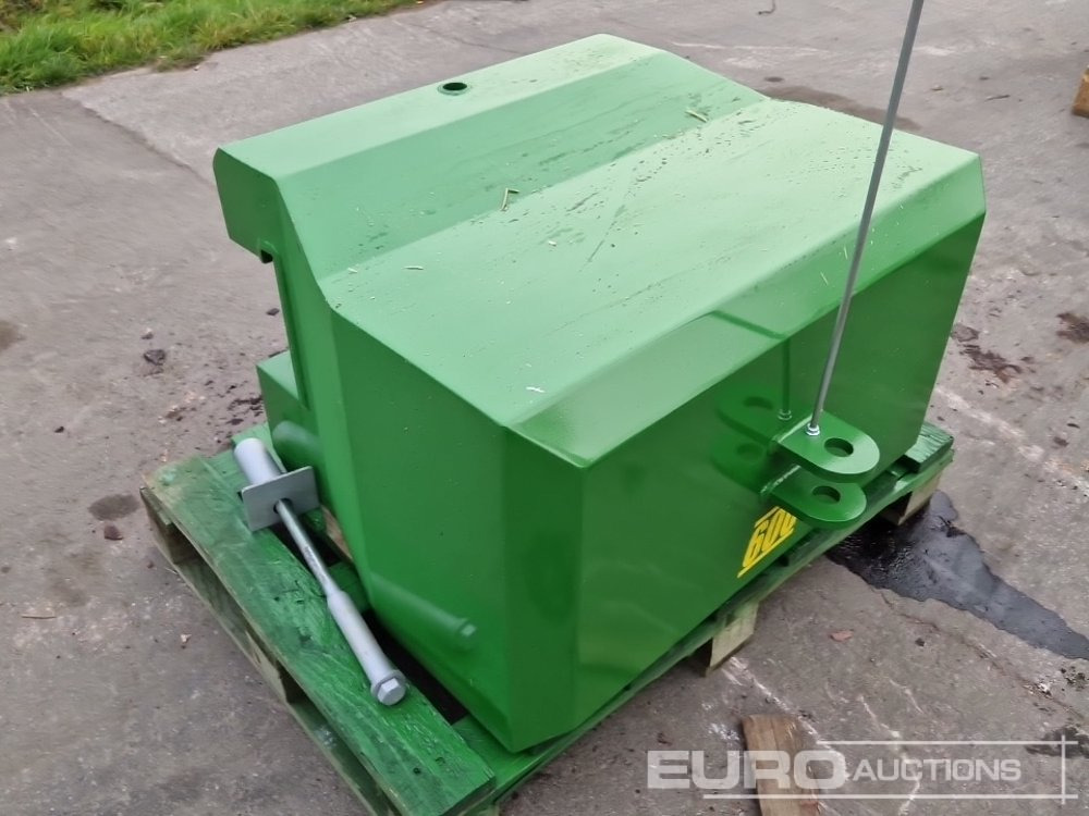 Unused 2025 John Deere 600kg Front Weights to suit John Deere Tractors, Metal Case with Towing Eye (Green) - Põllutööseade: pilt 4 Unused 2025 John Deere 600kg Front Weights to suit John Deere Tractors, Metal Case with Towing Eye (Green) - Põllutööseade: pilt 4